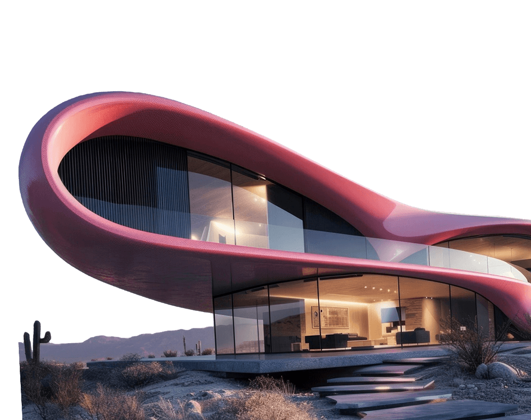 Modern home hero property