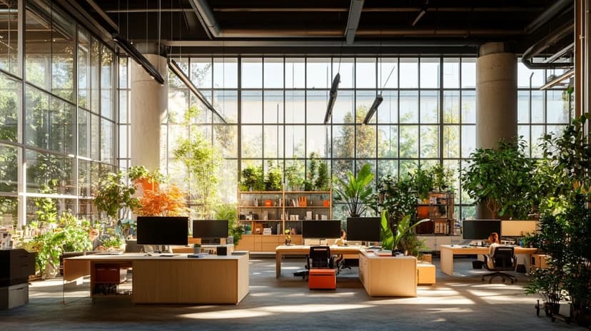 Main workspace in Grand Vista Office